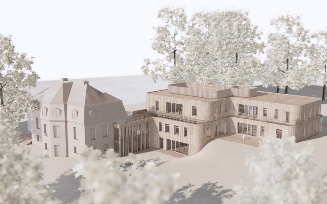 Raising the structural frame: A site visit to Bagsværd Observation Home