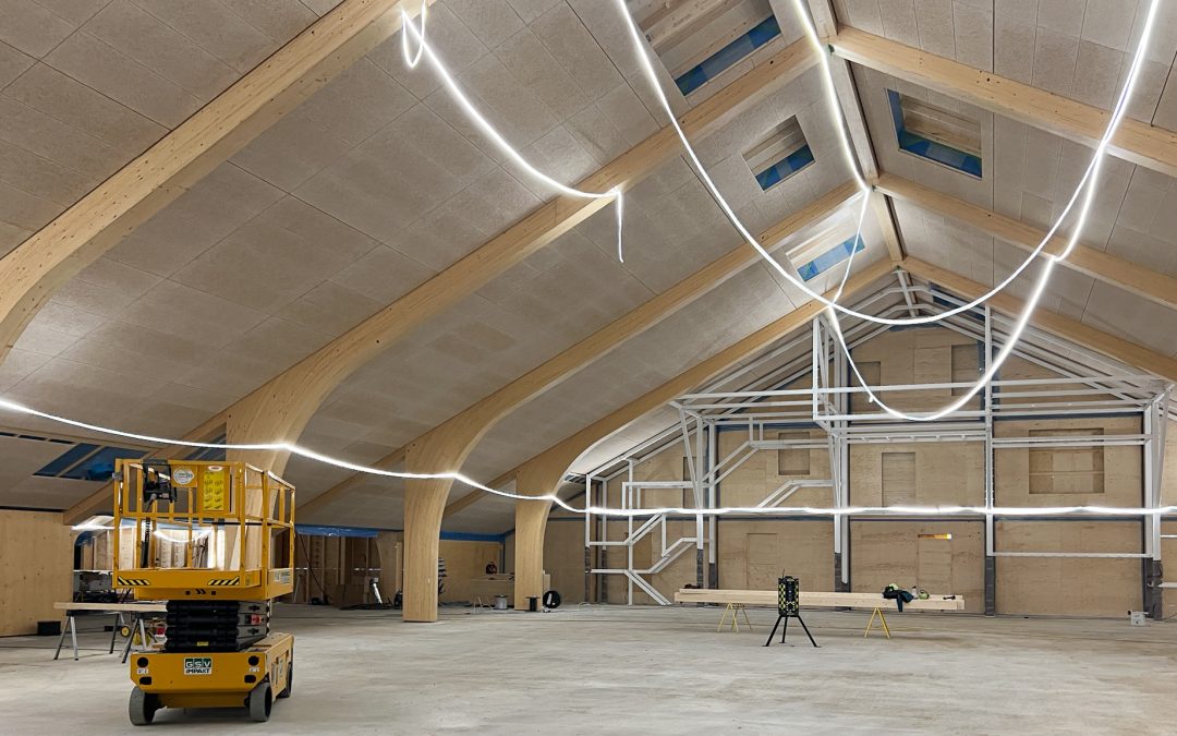 The progress of Kirke Hyllinge Activity Center